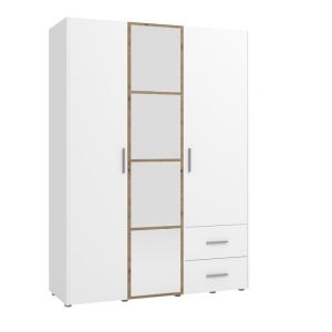 ГАРДЕРОБ PARNAS 3K2FO III АРТИЗАНТ ДЪБ-БЯЛ 149X54X208СМ