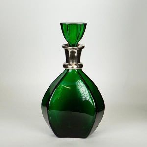 ДЕКАНТЕР, СЪС ЗЕЛЕН МЕТАЛ 28x8x14см