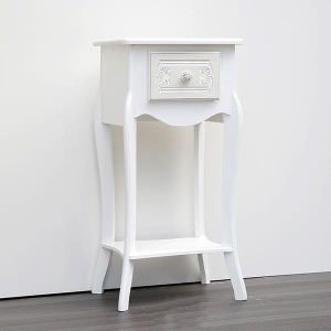 ДЪРВЕН ШКАФ БЯЛ 34X28X71СМ