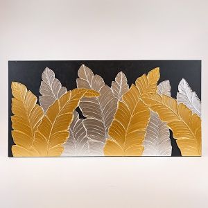 КАРТИНА ПЛАТНО С ЛИМОНИ ЖЪЛТО - ЗЕЛЕНО - СВЕТЛО СИНЬО 50x50см
