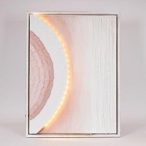 КАРТИНА С 3D ДИЗАЙНИ С ФИГУРИ ЧЕРНО - КАФЯВО - БЕЖОВО 60x2.9x80см