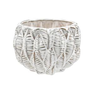 КЕРАМИЧНА КУПА FL23906 БЯЛ ЦВЯТ 19x14см