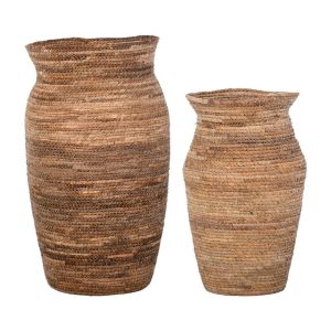 КОМПЛЕКТ ОТ 2 САКСИИ FL214 КАФЯВ ЦВЯТ 37x37x75см 28x28x56см