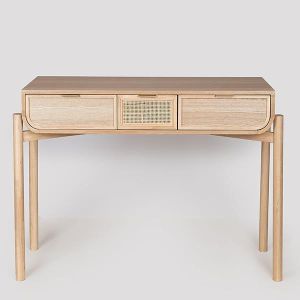 КОНЗОЛА ДЪРВЕНА КАФЯВА 108X40X77СМ