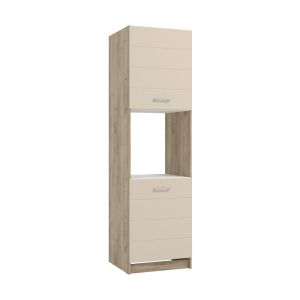 КУХНЕНСКИ ШКАФ DIANA BD 60 СИВ ДЪБ-ПЯСЪК ГЛАНЦЕВО ФОЛИО 60X58X215СМ