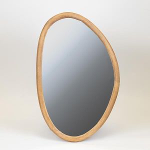 ОГЛЕДАЛО ДЪРВЕНО КАФЯВ ЦВЯТ 50X2,5X80СМ