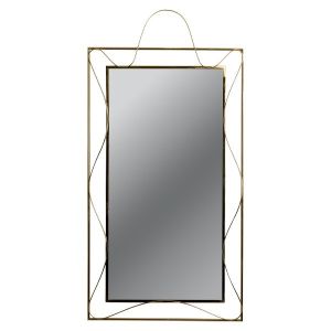 ОГЛЕДАЛО С МЕТАЛНА РАМКА ЗЛАТИСТО 60X2X120СМ