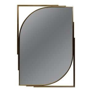 ОГЛЕДАЛО С МЕТАЛНА РАМКА ЗЛАТИСТО 70X2X100СМ