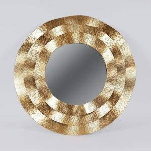 ОГЛЕДАЛО, МЕТАЛ ЗЛАТИСТО 70X3,5X70СМ