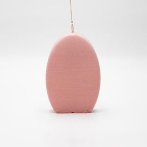 Свещ яйце пепел от рози рустик 10x15см