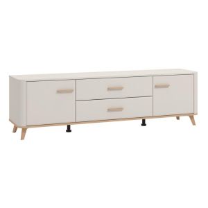 ТВ ШКАФ DARWEN 180 3K2F2V КАШМИР/ДЪБ КАШМИР/МАТОВО ФОЛИО 180X40X53СМ