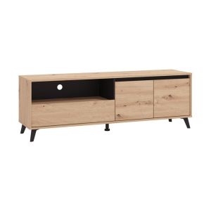 ТВ ШКАФ STIRLING TV 157 3K1F2V ARTISAN/ЧЕРЕН ЦВЯТ 157X40X53СМ