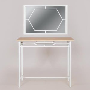 ТОАЛЕТКА - MDF БЯЛ 76X2X51СМ / 91.5X33X81СМ