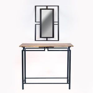 ТОАЛЕТКА - MDF ЧЕРЕН 51X2X76СМ / 91.5X33X81СМ