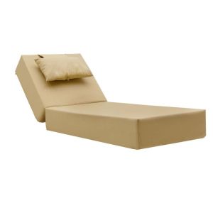 SPECTA ВЪЗГЛАВНИЦА ЗА ШЕЗЛОНГГ БЕЖОВ ПЛАТ 60X190X20СМ