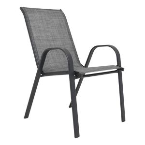 ГРАДИНСКИ СТОЛ FL5001 СИВО-СИВ СВЕТЪЛ ЦВЯТ ТЕКСТИЛЕН СИВА РАМКА 55x72x92см