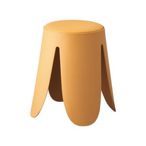КРЪГЛА ПЛАСТМАСОВА ТАБУРЕТКА 1542 ЖЪЛТ ЦВЯТ 30x30x46см