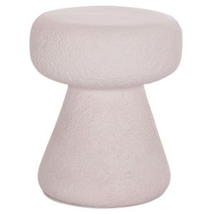 КРЪГЛА ТАБУРЕТКА INTERON HM18171.02 ФИБРОЦИМЕНТ В БЯЛО - Φ34x39Всм.