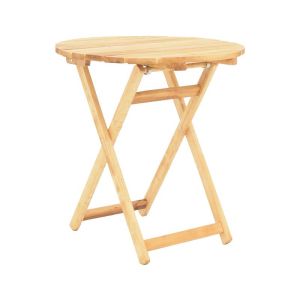 МАСА LETNA МАСИВ БУК В ЕСТЕСТВЕН ЦВЯТ D60X74.5СМ