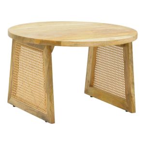 МАСА TAMARIND МАНГОВО ДЪРВО-ЕСТЕСТВЕН РАТАН В ЕСТЕСТВЕН ЦВЯТ 65X40СМ