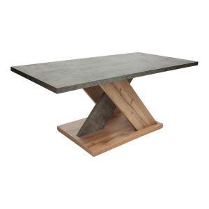МАСА ЗА КАФЕ SOLANGE SONOMA-СИВ ЦВЯТ 110X55X47.5СМ
