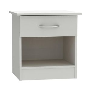 НОЩНО ШКАФЧЕ KONA В БЯЛ НЮАНС 40X34X42СМ