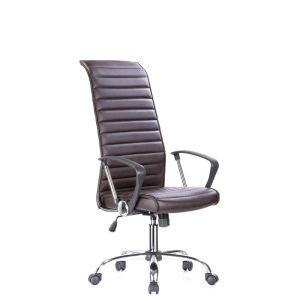 ОФИС СТОЛ КАФЯВА КОЖА SP-6351-6 57x60x117-127см