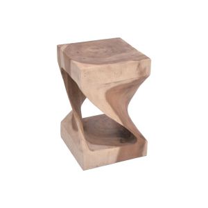 ПОМОЩНА МАСА HOURIAN ОТ СУАРОВО ДЪРВО В ЕСТЕСТВЕН ЦВЯТ 30X30X65СМ