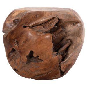СТРАНИЧНА МАСА LOGGY HM18295 ТИКОВО ДЪРВО - ЕСТЕСТВЕН ЦВЯТ 50x50x50Hcm.