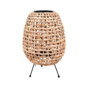 ФЕНЕР С МЕТАЛНИ КРАКА BOHO FL007 ЕСТЕСТВЕН ЦВЯТ 26x40см