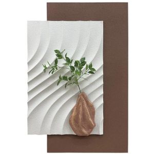 3D СТЕННА ДЕКОРАЦИЯ С ВАЗА И ЦВЕТЯ - 80x120 1/KIB