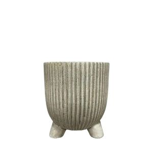 АНТИЧНА КРЪГЛА САКСИЯ СЪС СГЪВАЕМИ КРАКА, МАЛКА - Φ13x14см 18/15KIB