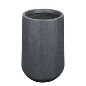 ГОЛЯМА АНТРАЦИТОВА САКСИЯ ОТ ФИБЕРГЛИНА - Φ52x78см