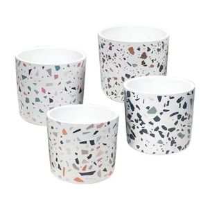 ГОЛЯМА САКСИЯ (4 ИЗБОРА) ДИГИТАЛЕН ПЕЧАТ, ЦВЕТНА МОЗАЙКА - Φ11.5x10.5см 4/48 КУТИЙКИ