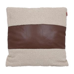 ДЕКОРАТИВНА ВЪЗГЛАВНИЦА 45KD БЕЖОВО-КАФЯВ ЦВЯТ 45X45X10СМ