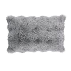 ДЕКОРАТИВНА ВЪЗГЛАВНИЦА EMBRACE СИВ ЦВЯТ 30X50X10СМ