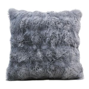 ДЕКОРАТИВНА ВЪЗГЛАВНИЦА EMBRACE СИВ ЦВЯТ 43X43X10СМ
