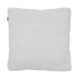 ДЕКОРАТИВНА ВЪЗГЛАВНИЦА БЯЛ ЦВЯТ 45X45X10СМ