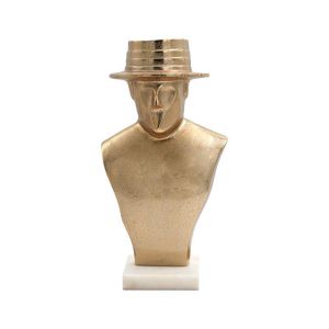 ДЕКОРАТИВНА ФИГУРА HATMAN FL24574 ЗЛАТИСТ ЦВЯТ 18X35СМ
