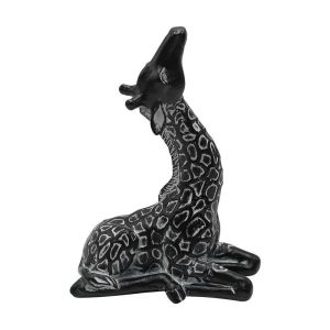 ДЕКОРАТИВНА ФИГУРА GIRAFFE 23612 ЧЕРЕН ЦВЯТ 16X8X21СМ