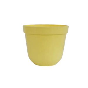 ЖЪЛТА ПЛАСТМАСОВА САКСИЯ FL-13 - Φ12.5x11.5см
