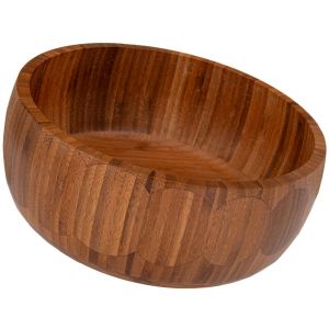 КАФЯВА ДЪРВЕНА КРЪГЛА КУПА D25X10 СМ