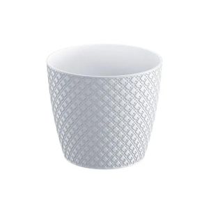 КРЪГЛА САКСИЯ БЯЛА Φ15.7x13.8см 10/160CBS