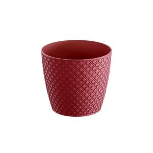 КРЪГЛА САКСИЯ ЧЕРВЕНА ORIENT Φ12.8x11.2см 10/180CBS