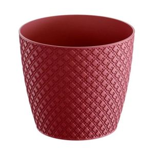КРЪГЛА САКСИЯ ЧЕРВЕНА ORIENT Φ21.8x19.3см 1/5KIB