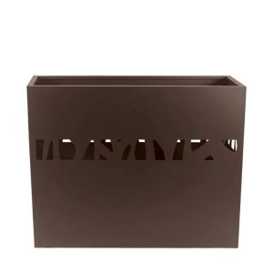 МЕТАЛНА САКСИЯ КАФЯВА- 100x30x80см 1/KIB