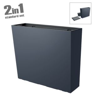 САКСИЯ  (2 В 1) ПЛАСТМАСОВА КАФИЯ НА ВЪГЛЕНИ URBI T - 77X23.5X68.6CM 2/20KIB