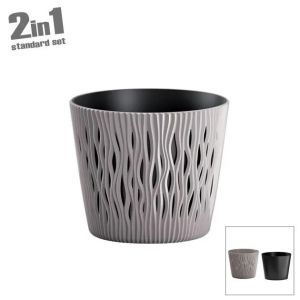 САКСИЯ (2 В 1) МОКА ПЯСЪЧНО КРЪГЛА Φ15.8x13.8см 10/80 КУТИЙКИ