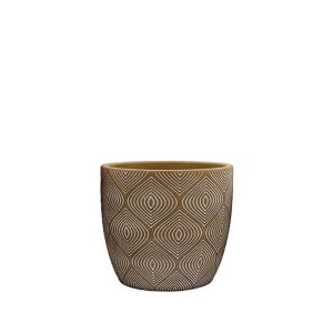 САКСИЯ КАФЯВАО/БЯЛА КРЪГЛА С МИНИ ФОРМИ - Φ11x10.5см 24/10 КУТИЙКИ