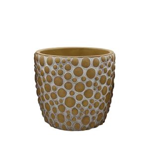 САКСИЯ КАФЯВАО/БЯЛА КРЪГЛА С ЦВЕТЕН МОДЕЛ СРЕДНА - Φ15.5x14.5см 12/20 КУТИИ